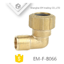 EM-F-B066 Messing Elboow Spanien Unterschiedlicher Durchmesser Außengewinde Sanitär-Rohr